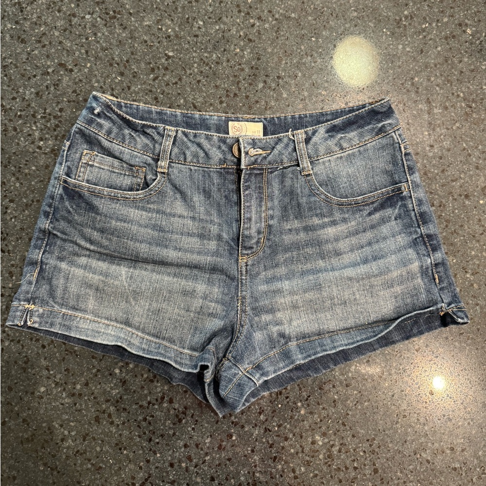 SO Blue Jean Shorts